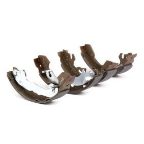 Brembo S 24 531 Rear Drum Brake Shoes/Linings Kit for Ford Focus (TRW System/Pattern) 38mm – With Parking/Handbrake Lever – Rear Axle Emergency Brake Shoes –