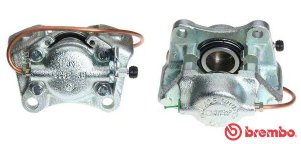 Brembo F85007 (F 85 007) Brake Caliper/Calliper for Skoda Estelle – Twin Pot 2‑Piston 46mm, Cast Iron, OE‑Spec OEM Replacement Hydraulic Unit, Classic Skoda Estelle Braking Spare UK
