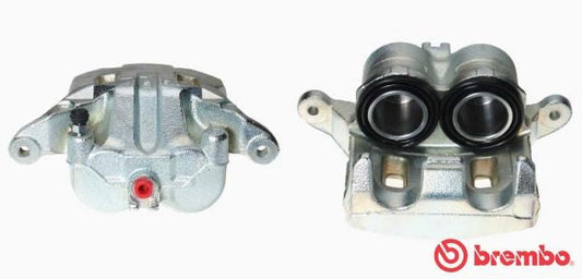 Brembo F56162 Brake Caliper (F 56 162) - 2-Pot 45mm Twin-Piston Grey Cast Iron - OE/OEM Spec Hydraulic Disc Caliper - Direct Fit Replacement/Upgrade for Nissan Pattern Vehicles
