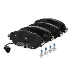 ATE Ceramic Brake Pads / Disc Pad Kit 13.0470-2764.2 13047027642 - Low Dust/Dustless Quiet Stop - With Wear Sensor Lead & Caliper Bolts - OE/OEM Spec - Fits Lucas TRW Calipers