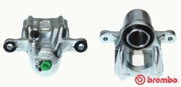Brembo F 28 047 (F28047, F-28-047) Disc Brake Caliper/Calliper | OE/OEM Replacement | Nissin Compatible | Sliding/Floating Single Piston (1-Pot) 38mm | Grey Cast Iron Hydraulic Caliper