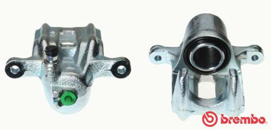 Brembo F 28 047 (F28047, F-28-047) Disc Brake Caliper/Calliper | OE/OEM Replacement | Nissin Compatible | Sliding/Floating Single Piston (1-Pot) 38mm | Grey Cast Iron Hydraulic Caliper