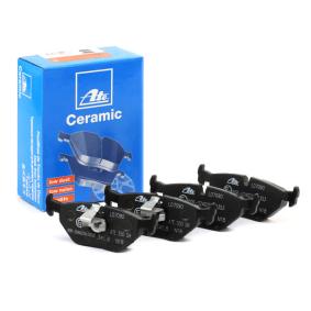 ATE Ceramic Brake Pad Set 13.0470-7090.2 for BMW 5 Series â€“ Low Dust, Quiet, Prepared for Wear Indicator, Excludes Wear Warning Contact