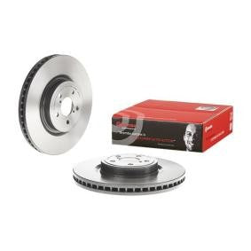 Brembo 09.A870.11 Coated Brake Disc/Rotor 316x30mm – Vented, Rust-Resistant Anti-Corrosion, 5-Stud (5-Bolt/5-Lug) – OE/OEM Spec Direct Fit Replacement | Coated Disc Line | 09A87011 09 A870 11