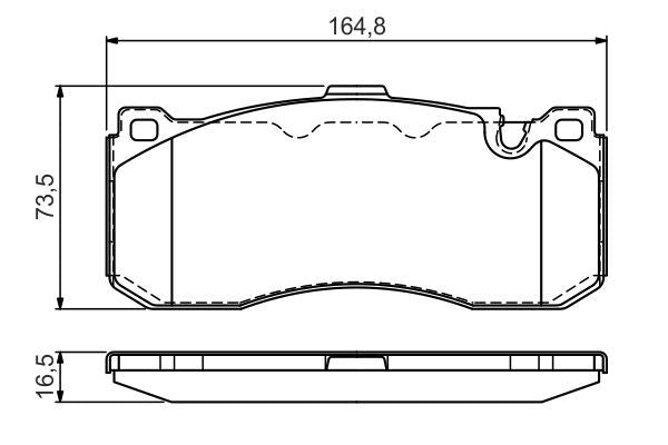 Bosch 0 986 TB3 181 Brake Pad Kit (0986TB3181) - OE/OEM Disc Brake Pads for BMW 1 Series E81 E82 E87 E88 & 3 Series E90 E91 E92 E93 (E8x E9x), MINI Cooper R56 JCW GP - Replacement Front or Rear Axle Set, UK fitment check
