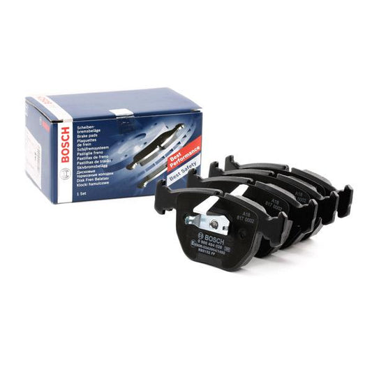 Bosch Brake Pad Set BP330 0 986 494 028 (0986494028) – BMW E39 5 Series, E38 7 Series, E53 X5, E39 M5 – OE Quality Disc Pads with Anti-Squeal Shims & Piston Clip – Front/Rear Fitment