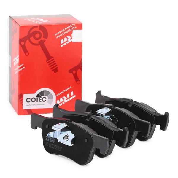 TRW GDB1934 COTEC Brake Pad Set â€“ BMW 1/3/4 Series F20 F21 F30 F31 F34 F32 F33 F36 â€“ Prepared for Wear Indicator, OE-Quality Replacement, Quick Bed-In