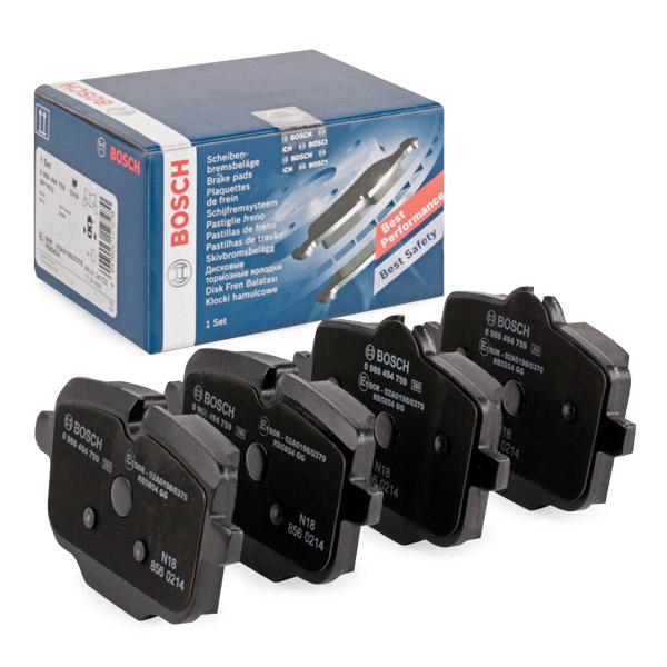 Bosch 0986494759 BP1933 Brake Pad Set with Anti-Squeak Plate â€“ BMW 5 Series F10/F11 G30/G31, 6 Series F12/F13/F06, 7 Series G11/G12, 8 Series G14/G15/G16, X3/X4 G01/G02, X5 G05, X6 G06,