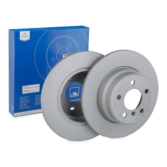 ATE 24.0112-0152.1 Brake Disc / Rotor for BMW X5 E53 1999-2006 – Solid High-Carbon, Anti-Corrosion Coated, 324x12mm (324 mm x 12 mm), 5-Stud/5-Bolt, OE/OEM Quality Direct Fit Replacement