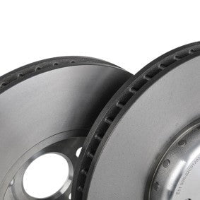 Genuine Brembo 09.D095.13 (09D09513) Two‑Piece Front Brake Disc Rotor 348x36mm, Vented, High Carbon (HC) Cast Iron, Anti‑Corrosion Coated, 5‑Stud/