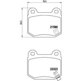 Brembo P 56 048 Brake Pad Set with Acoustic Wear Indicator | P-56-048 P56048 | Performance OE-Quality Pads for Brembo Calipers