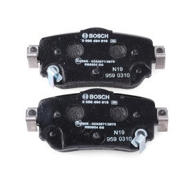 Bosch 0986494816 Disc Brake Pad Set with Acoustic Wear Warning | Fits Nissan Qashqai J11, Xâ€‘Trail T32, Leaf ZE1 & Renault Kadjar | OE Quality 0 986 494 816 BP1990