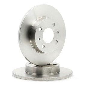 Brembo 08.5085.14 (08508514) Plain Solid Brake Disc Rotor 240mm x 11mm, 4-Stud 4-Hole, Non Vented, OE/OEM Spec Direct Fit, Single Disc with Fixing Bolts & Screws – Genuine Replacement