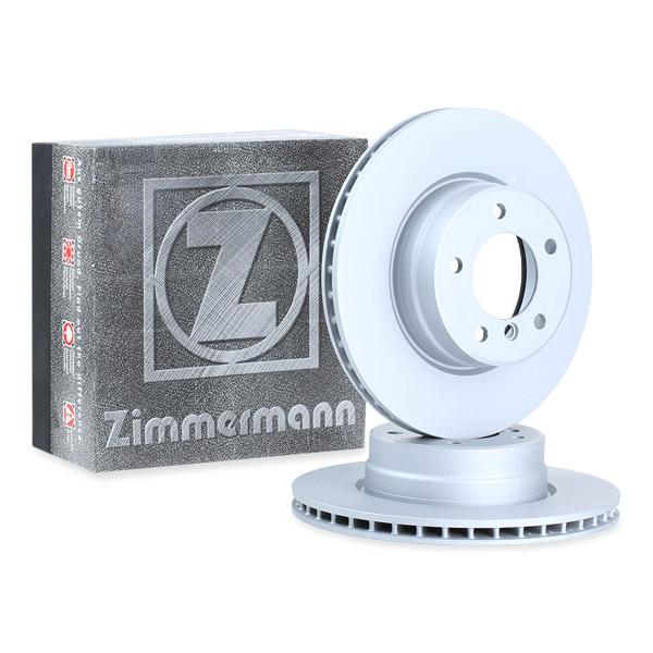 Zimmermann COAT Z 150.3402.20 Brake Disc Rotor for BMW 5 Series 310mm x 24mm  Internally Vented, High-Carbon, Anti-Corrosion Coated