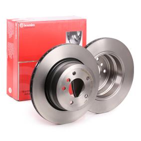 Brembo 09.B313.11 (09B31311) Coated Brake Disc/Rotor for BMW 5 Series 320x20mm - Vented High-Carbon, Anti-Corrosion, 5-Stud - OE Replacement with Fixing Bolts & Screws