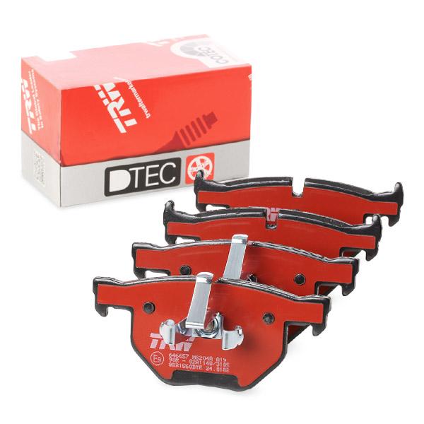 TRW DTEC COTEC Brake Pad Set GDB1560DTE â€“ Low Dust, Fast Bed-In, Prepared for Wear Indicator â€“ Fits BMW 3 Series E90 E91 E92 E93 & X1 E84