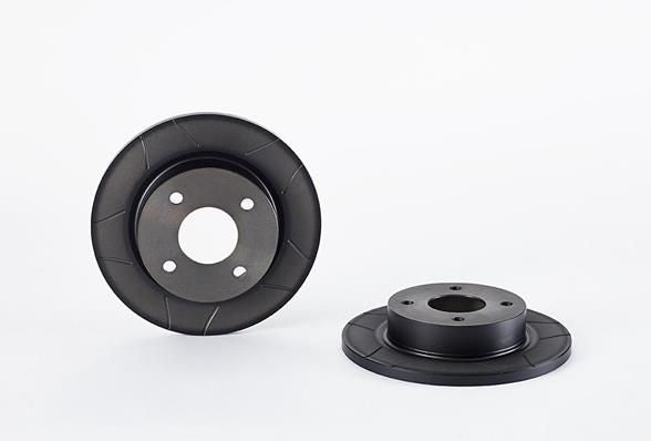 Brembo Max Line 08.5691.75 Slotted/Grooved Brake Disc Rotor for Nissan Micra II K11 / Micra Mk2 (March) 1992–2003 | Solid, Anti-Corrosion Coated | 234mm 4-Stud | Performance OE Replacement Upgrade