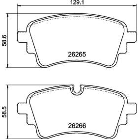 Brembo P 85 165X (P-85-165X) Brake Pad Set Prepared for Wear Indicator, for Akebono Calipers â€“ Fits Audi A4 A5 A6 A7 A8 Q5 Q7 Q8 RS4 RS5 S4 S5 S6 S7 S8, e-tron & VW Touareg CR7 â€“ OEM Replacement
