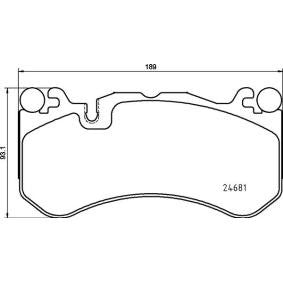 Brembo P 50 142 Brake Pad Set for Mercedes-AMG | Prepared for Wear Indicator | For Brembo Calipers | Fits C63 E63 G63 S63 AMG GT CLS63 GLC63 GLS63 SLS | P50142 P-50-142