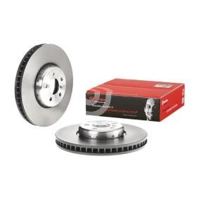 Genuine Brembo 09.D095.13 (09D09513) Two‑Piece Front Brake Disc Rotor 348x36mm, Vented, High Carbon (HC) Cast Iron, Anti‑Corrosion Coated, 5‑Stud/