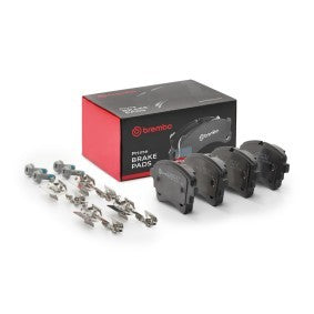 Brembo P 85 165X (P-85-165X) Brake Pad Set Prepared for Wear Indicator, for Akebono Calipers â€“ Fits Audi A4 A5 A6 A7 A8 Q5 Q7 Q8 RS4 RS5 S4 S5 S6 S7 S8, e-tron & VW Touareg CR7 â€“ OEM Replacement