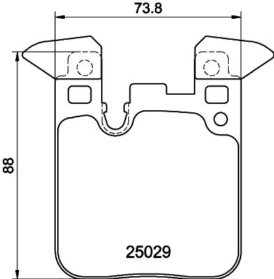Genuine Hella 8DB 355 021-341 Brake Pad Set for BMW F20 F21 F22 F23 F30 F31 F32 F33 F34 F36, M2 F87, M3 F80, M4 F82 F83 â€“ Brembo Calipers â€“ Prepared for Wear Indicator â€“ With Counterweights â€“ OE Quality
