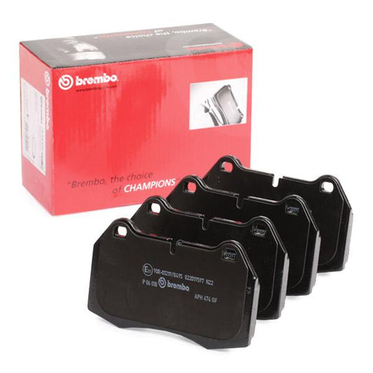 Brembo P 06 018 Brake Pads Axle Set (P 06 018 / P06018 / P-06-018) – Replacement Disc Pads, Wear Sensor Ready, for Brembo Calipers: BMW E38 7-Series, E31 8-Series; Honda Integra DC5 Type R; Maserati 3200GT, 4200 Coupe/Spyder, Ghibli II – 120x74x18
