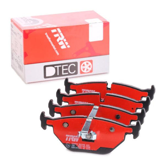 TRW GDB1344DTE DTEC COTEC Brake Pad Set â€“ Low Dust, Fast Bed-In, Prepared for Wear Indicator â€“ Fits BMW 3 Series E36/E46, Z4 E85, Alpina Roadster S, Saab 9-5, MG ZT, Rover 75
