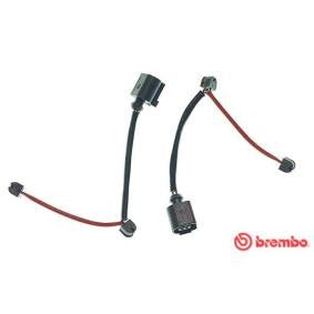 Genuine Brembo A 00 448 Brake Pad Wear Sensor – Pad Life Indicator Cable, Lining Wear Warning Wire Loom/Harness, Brake Warning Light Sensor Lead, Direct-Fit OE Spec Replacement (A00448), Plug-In Connector, 230mm Length, UK Stock