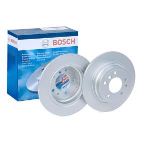 Bosch 0986478321 (0 986 478 321) High-Carbon Coated Brake Disc / Rotor for BMW 5 Series, 300x10mm Solid (Non-Vented) 5-Stud, Anti-Corrosion, OE Replacement, Direct Fit, Includes Mounting Bolts & Screws