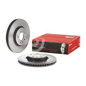 Brembo Coated Line 09.B972.11 Brake Disc / Rotor 320mm x 30mm, Vented High-Carbon, Anti-Corrosion, 5-Stud (5-Bolt), OE Replacement, Fixing Bolts/Screws Included