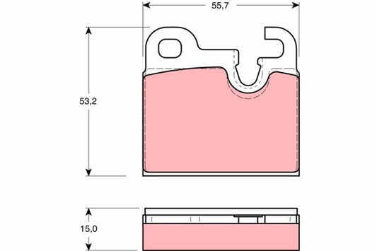 TRW GDB259 (GDB 259) Brake Pads Disc Pad Kit (Wear Sensor/Indicator Ready) – Fits BMW Classic E12/E24/E3/E9 525 528 528i 628CSi 630CS 633CSi 635CSi M5 – OEM-Spec Replacement Brake Pad Set | Vintage New Six CS Coupe & Saloon