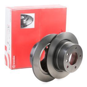 Brembo 08.6853.81 Coated Highâ€‘Carbon Brake Disc (Rotor) for BMW Z3 â€“ 272mm Solid, 5â€‘Hole â€“ Includes Bolts/Screws