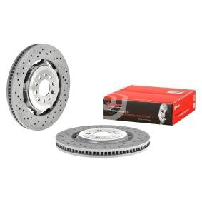 Brembo 09.C505.33 Coated Brake Disc (Rotor) - 360mm x 32mm, Internally Vented, 5-Hole | OE-Quality Performance Replacement