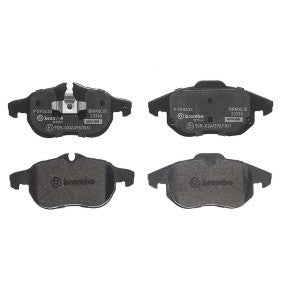 Genuine Brembo P-59-042 P 59 042 P59042 Brake Pad Set - Disc Pads for Teves/ATE Calipers 123x52x17mm - OEM Spec Replacement, Wear Sensor Slot/Indicator Ready - Car Brake Pads UK