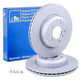ATE 24.0124-0239.2 Brake Disc / Rotor for BMW 5 Series 330x24mm - Vented High-Carbon, Anti-Corrosion Coated, 5-Hole (5x120) - Two-Piece Split Design - OE Spec Replacement - Fixing Bolts Included