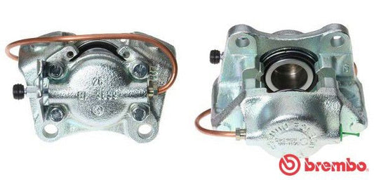 Genuine Brembo F85006 Brake Caliper (F 85 006 / F-85-006) for Skoda Estelle – Front Twin‑Piston 46mm 2‑Pot Grey Cast Iron Hydraulic Disc Caliper/Calliper | OE Spec OEM Replacement | Classic Skoda Brake Part