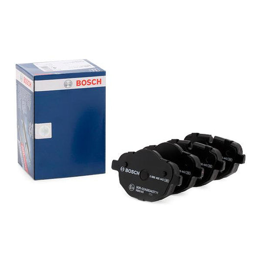Bosch 0986495442 (0 986 495 442) BP2074 Brake Pad Set for BMW â€“ Low-Metallic, Anti-Squeak Plate, With Mounting Manual, Wear Sensor Not Included â€“ Fits 5 Series F10/F11 G30/G31, X3 F25/G01, X4 F26/G02, 7 Series G11/G12, Z4 E89, i8, E30 M3