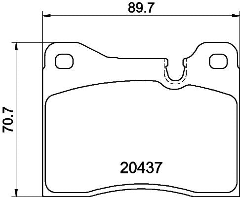 Hella 8DB 355 017-561 Disc Brake Pads