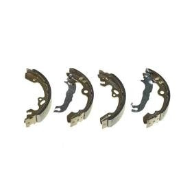 Brembo S 24 531 Rear Drum Brake Shoes/Linings Kit for Ford Focus (TRW System/Pattern) 38mm – With Parking/Handbrake Lever – Rear Axle Emergency Brake Shoes –