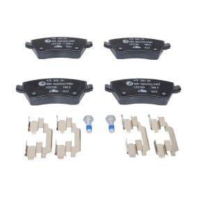 ATE 13.0470-2709.2 Ceramic Brake Pads Set for Lucas TRW Calipers | Low Dust, Quiet | With Caliper Screws & Accessories | No Wear Sensor / Not Prepared for Wear Indicator