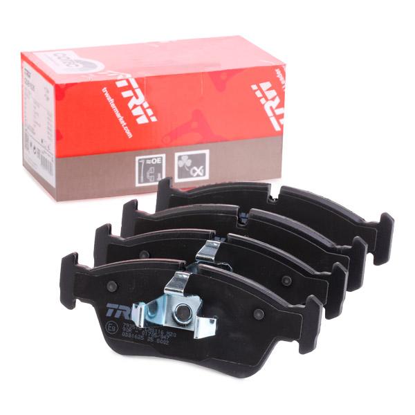 TRW COTEC GDB1625 Disc Brake Pads Axle Set | Wear Sensor Compatible | For BMW 1 Series E81 E82 E87 E88 & 3 Series E90 | OE Spec Replacement | Fits 116i