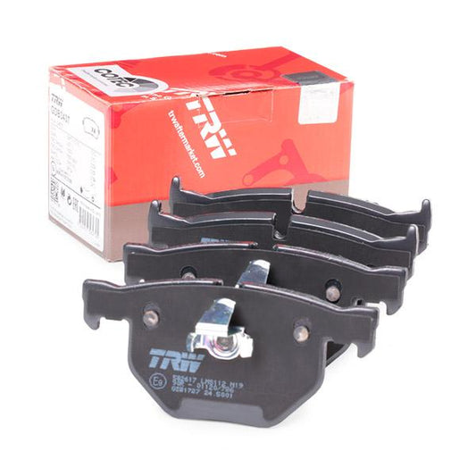 TRW COTEC GDB1727 Disc Brake Pad Set for BMW 5 Series (E60/E61) & 6 Series (E63/E64) â€“ Prepared for Wear Indicator