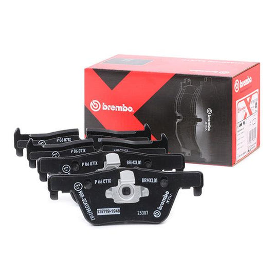 Brembo P06071X (P 06 071X) Brake Pads for BMW F-Series – 1/2/3/4 Series F20 F21 F22 F23 F30 F31 F34 F32 F33 F36, X3 F25 – ATE/Teves Calipers – Wear Sensor Ready – OE-Spec Disc Pad Set Replacement