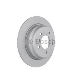 Bosch 0 986 478 425 Rear Brake Disc/Brake Rotor for BMW 5 Series E39 Saloon Sedan 1995-2003 | 297.7 x 9.9 mm (298x10) Solid High Carbon Coated | OE Spec | 5-Stud 5x120 | Includes Mounting Screws | 0986478425