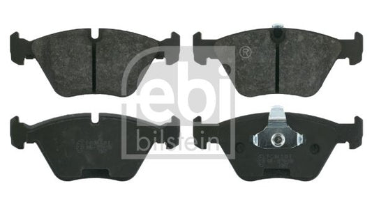 Febi Bilstein 16217 Front Brake Pads for BMW 5 Series E39 Saloon/Sedan - Disc Brake Pad Kit, Wear Sensor Ready, OE-Spec Direct Fit, OEM Quality - Front Axle Replacement for 523i 1995-2000 & 535i 1996-1999