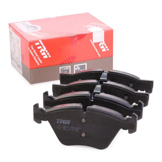 TRW COTEC GDB1810 Brake Pad Set – BMW 1 Series & 3 Series E81 E82 E87 E88 E90 E91 E92 E93 (2005-2013) – OE-Quality Disc Pads – Sensor-Ready Wear Indicator – Replacement Axle Pad Kit for 118i 120i 120d 123d 125i 316d 316i 318d 318i 320i