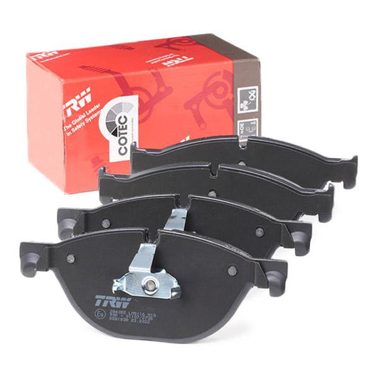 TRW COTEC GDB1838 Brake Pad Set for BMW 5 Series F10 F11 F07, 6 Series F12 F13 F06, 7 Series F01 F02 â€“ Prepared for Wear Indicator Sensor