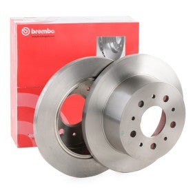 Brembo 08.8094.30 Solid Brake Disc 280mm x 16mm 5-Stud (5-Lug) - OE Replacement Brake Rotor with Fixing Bolts/Screws | Genuine OEM 08-8094-30 08809430 | Direct-F