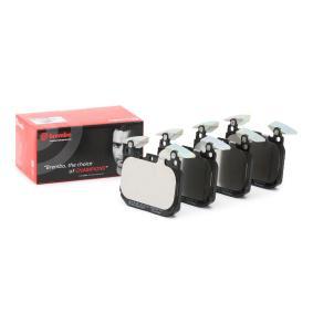 Brembo P 06 088 Brake Pad Set | Wear Sensor Ready, With Counterweights | For BMW 1 2 3 4 Series F20 F21 F22 F23 F30 F31 F32 F33 F36 incl M135i M140i M235i M240i 335i 340i 435i 440i | Brembo Callipers | P-06-088